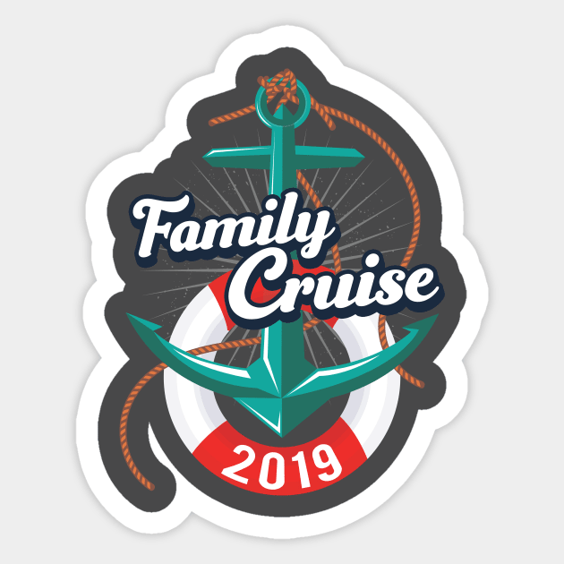 Family Cruise 2019 Vacation Matching Outfit Sticker by ghsp